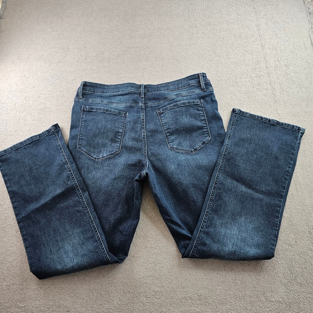 Simply Vera Vera Wang Bootcut Jeans Women's 16R‎ Blue Denim Dark Wash Stretch - Picture 12 of 15